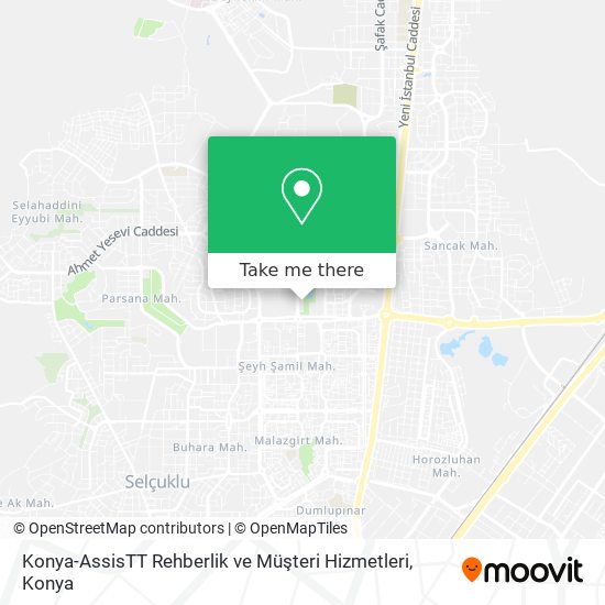 Konya-AssisTT Rehberlik ve Müşteri Hizmetleri map