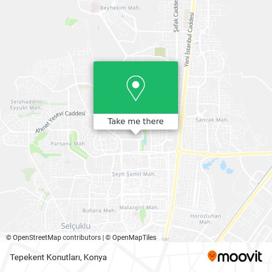 Tepekent Konutları map