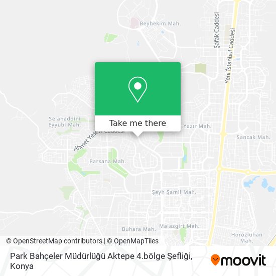 Park Bahçeler Müdürlüğü Aktepe 4.bölge Şefliği map
