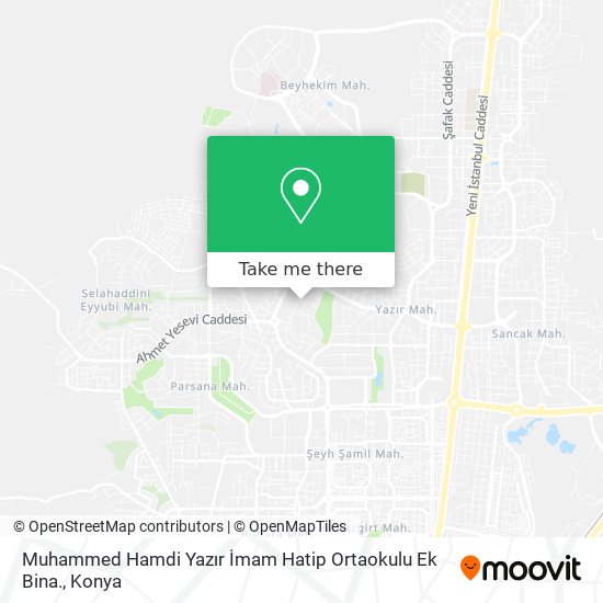 Muhammed Hamdi Yazır İmam Hatip Ortaokulu Ek Bina. map