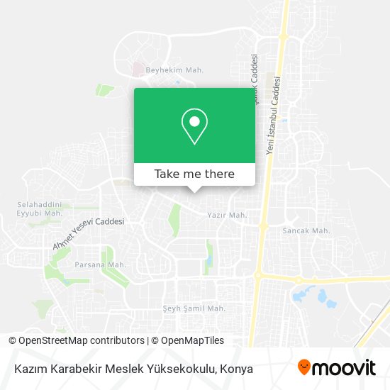 Kazım Karabekir Meslek Yüksekokulu map