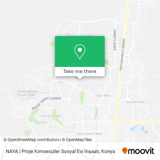 NAYA | Proje Kimsesizler Sosyal Evi İnşaatı map