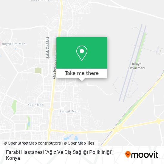 Farabi Hastanesi "Ağız Ve Diş Sağlığı Polikliniği" map