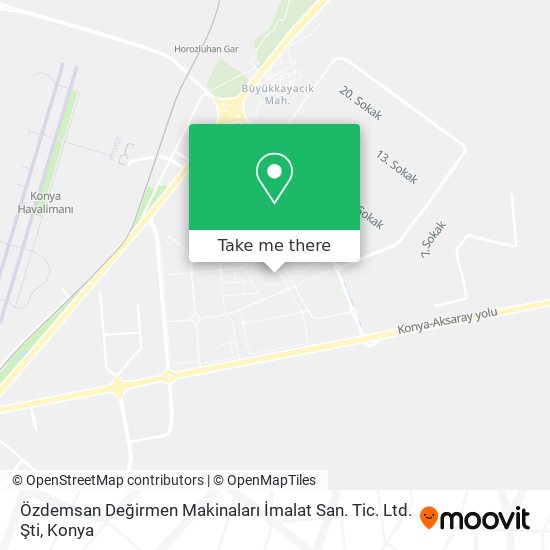 Özdemsan Değirmen Makinaları    İmalat San. Tic. Ltd. Şti map