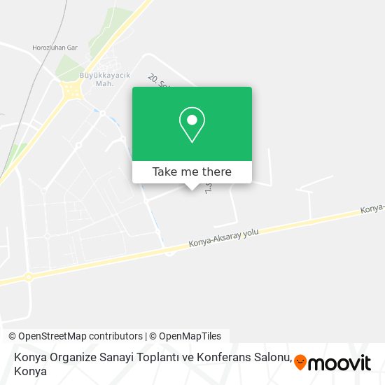 Konya Organize Sanayi Toplantı ve Konferans Salonu map