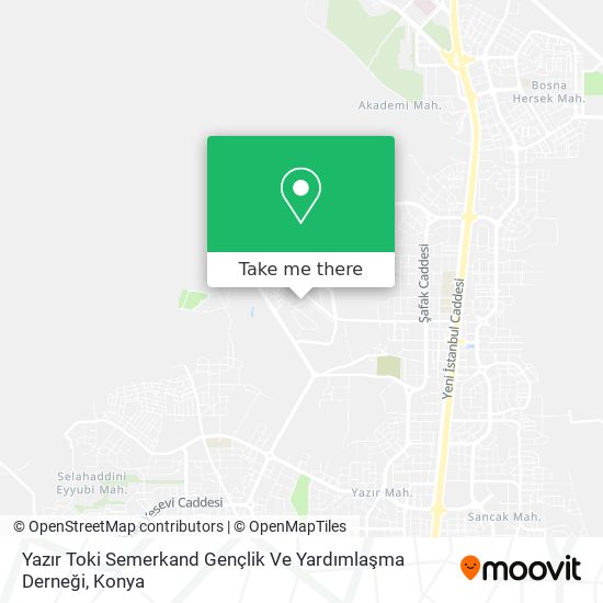 Yazır Toki Semerkand Gençlik Ve Yardımlaşma Derneği map
