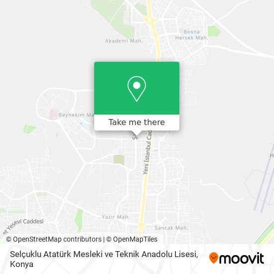 Selçuklu Atatürk Mesleki ve Teknik Anadolu Lisesi map