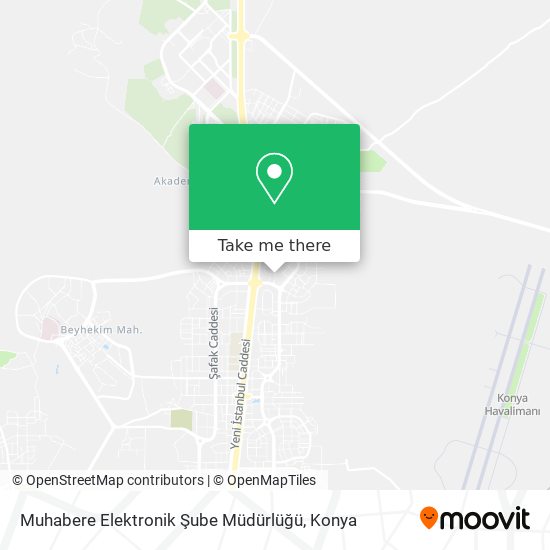 Muhabere Elektronik Şube Müdürlüğü map