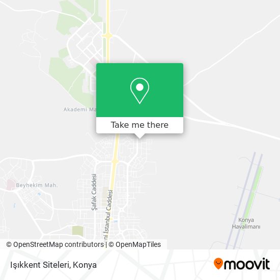 Işıkkent Siteleri map