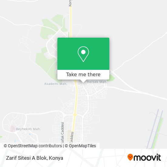 Zarif Sitesi A Blok map