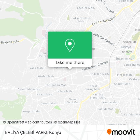 EVLİYA ÇELEBİ PARKI map
