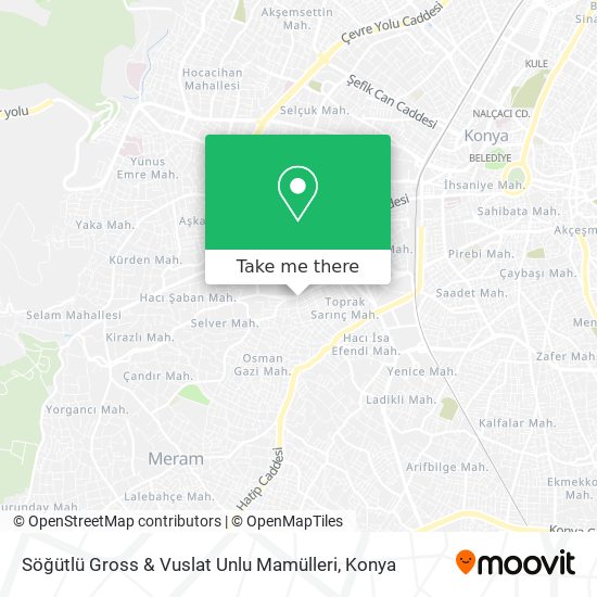 Söğütlü Gross & Vuslat Unlu Mamülleri map