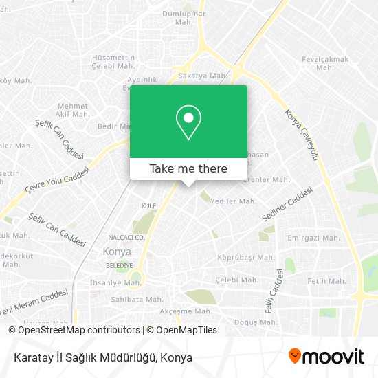 Karatay İl Sağlık Müdürlüğü map