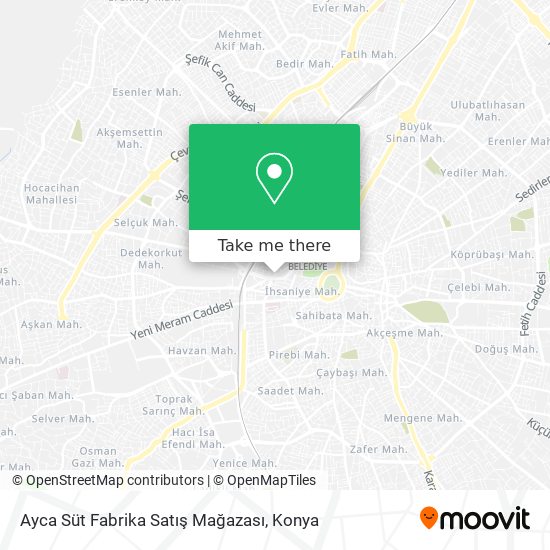 Ayca Süt Fabrika Satış Mağazası map