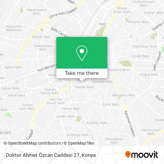 Doktor Ahmet Özcan Caddesi 27 map
