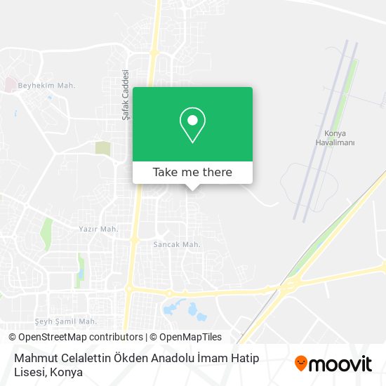 Mahmut Celalettin Ökden Anadolu İmam Hatip Lisesi map