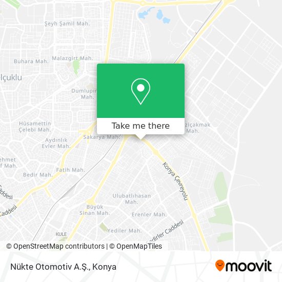 Nükte Otomotiv A.Ş. map
