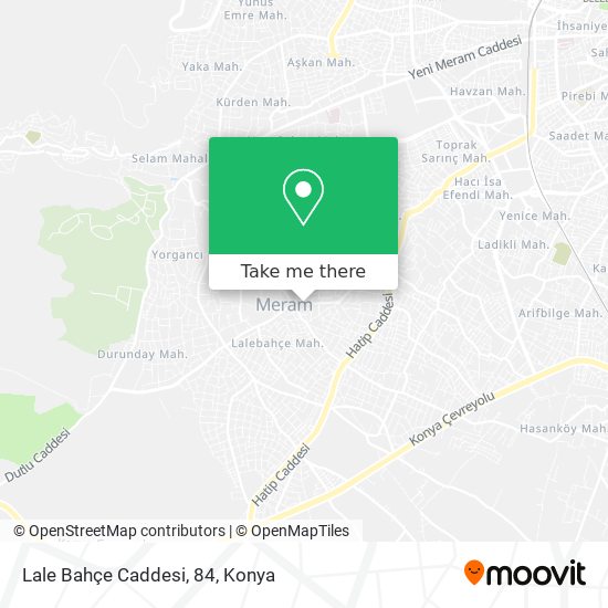 Lale Bahçe Caddesi, 84 map