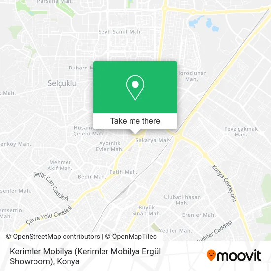 Kerimler Mobilya (Kerimler Mobilya Ergül Showroom) map