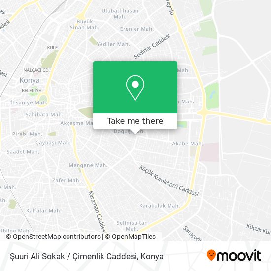 Şuuri Ali Sokak / Çimenlik Caddesi map