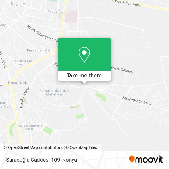 Saraçoğlu Caddesi 109 map