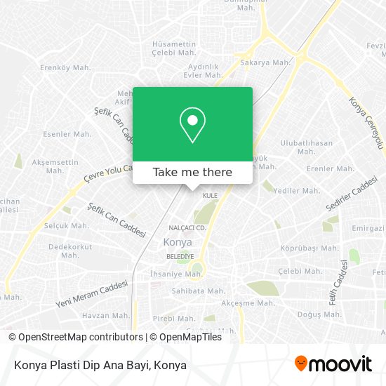 Konya Plasti Dip Ana Bayi map