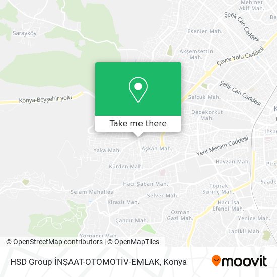 HSD Group İNŞAAT-OTOMOTİV-EMLAK map