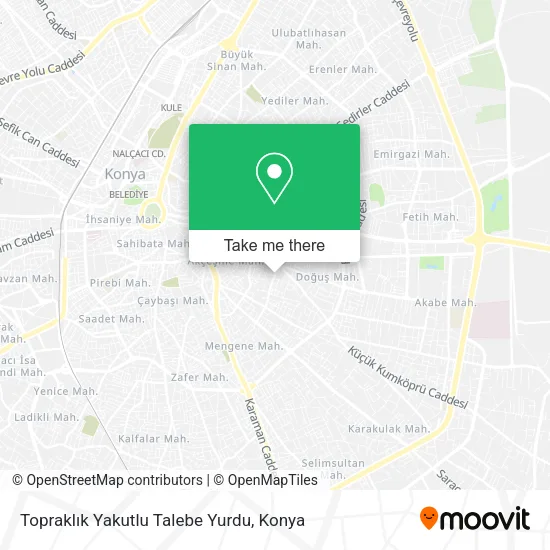 Topraklık Yakutlu Talebe Yurdu map