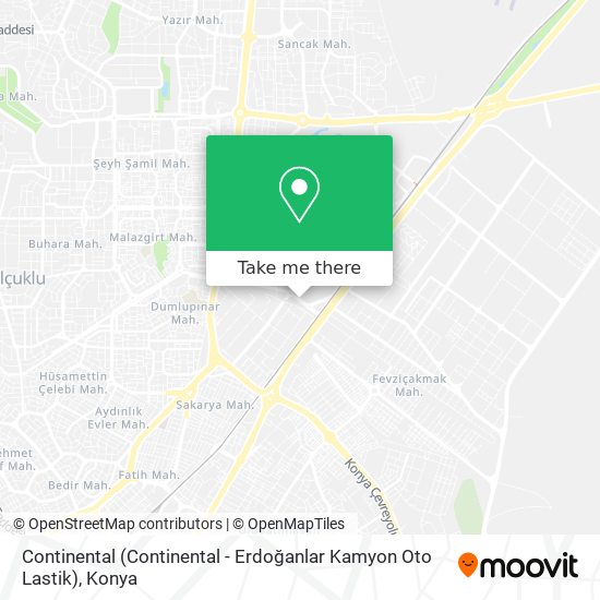 Continental (Continental - Erdoğanlar Kamyon Oto Lastik) map
