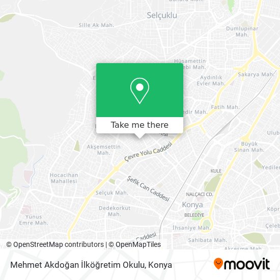 Mehmet Akdoğan İlköğretim Okulu map