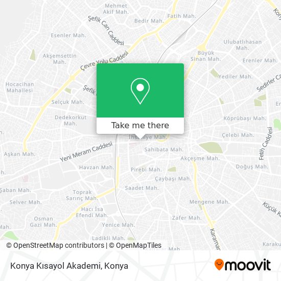 Konya Kısayol Akademi map