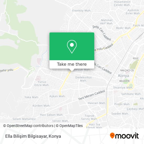 Ella Bilişim Bilgisayar map