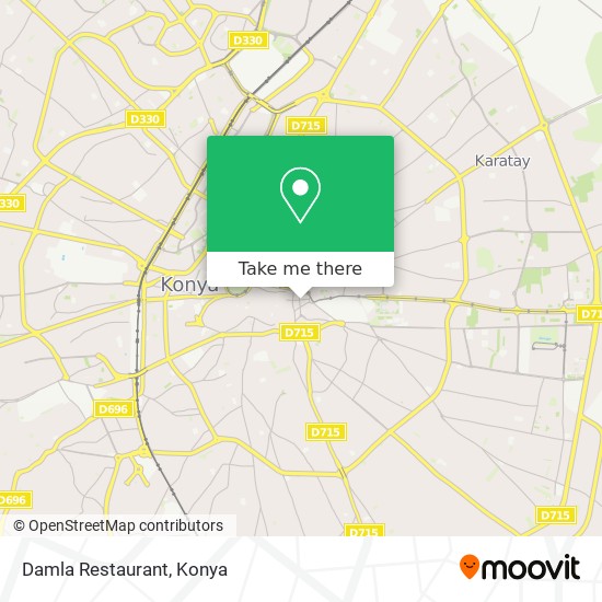 Damla Restaurant map