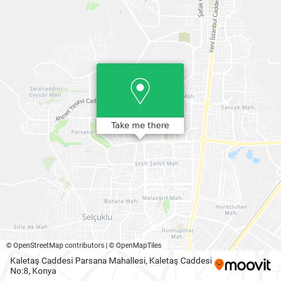 Kaletaş Caddesi Parsana Mahallesi, Kaletaş Caddesi No:8 map