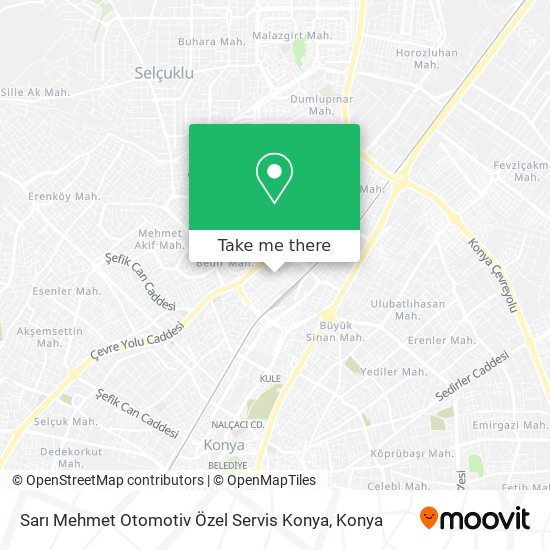 Sarı Mehmet Otomotiv Özel Servis Konya map