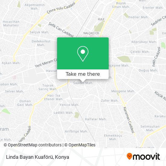 Linda Bayan Kuaförü map