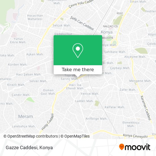 Gazze Caddesi map