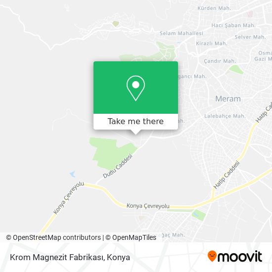 Krom Magnezit Fabrikası map