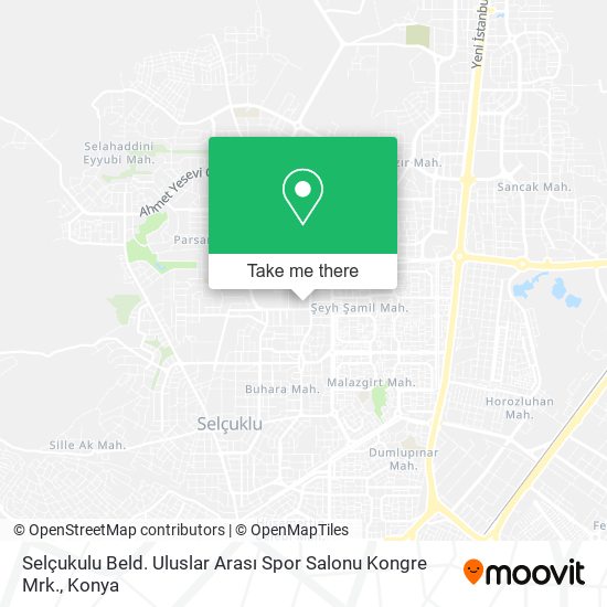 Selçukulu Beld. Uluslar Arası Spor Salonu Kongre Mrk. map