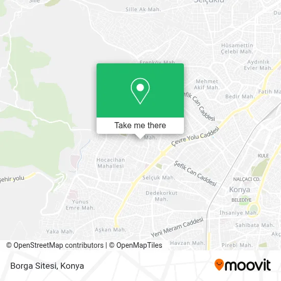 Borga Sitesi map