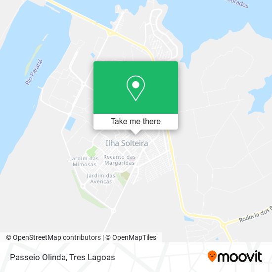 Mapa Passeio Olinda