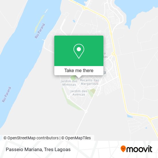 Passeio Mariana map