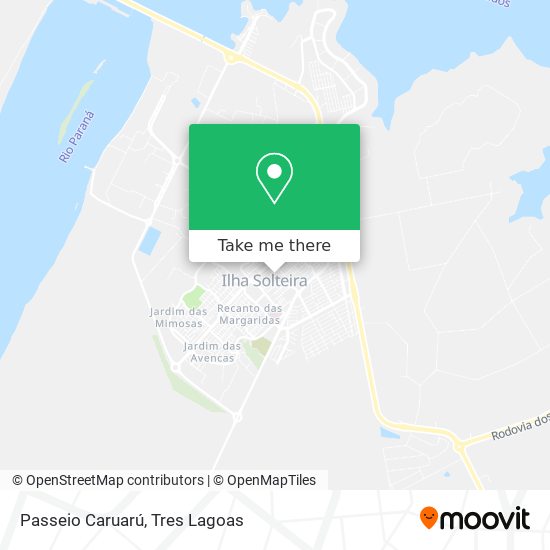 Mapa Passeio Caruarú