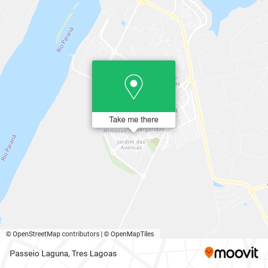 Passeio Laguna map