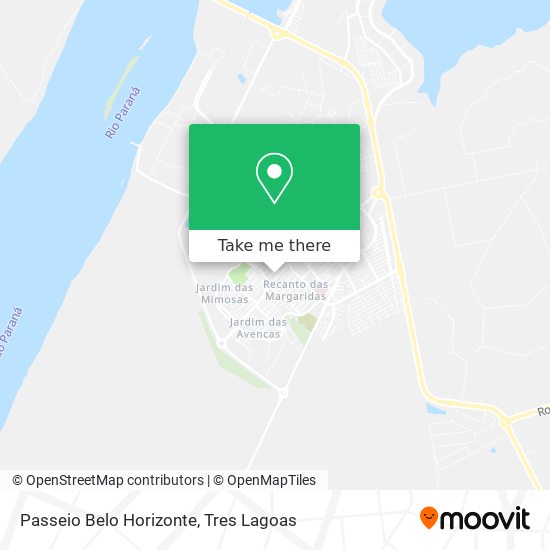 Passeio Belo Horizonte map