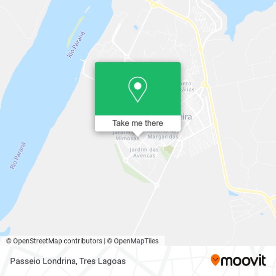 Mapa Passeio Londrina