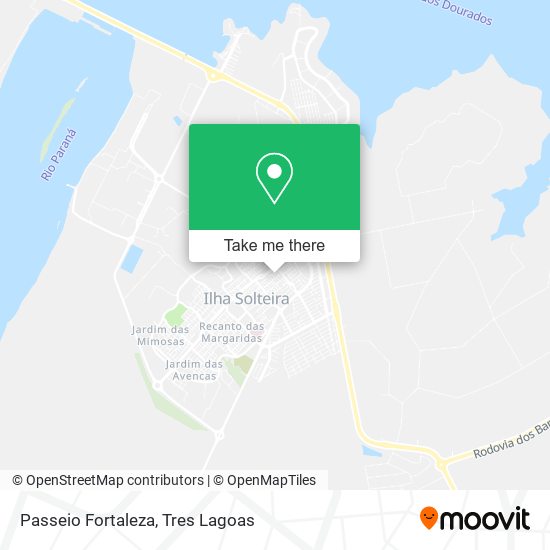 Mapa Passeio Fortaleza