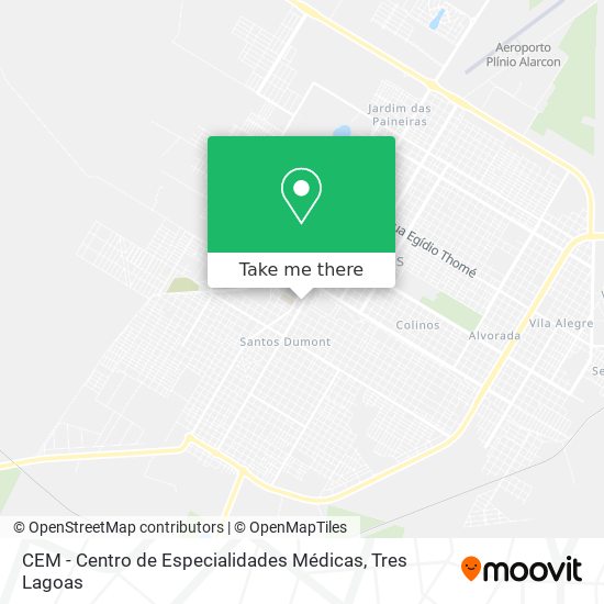 Mapa CEM - Centro de Especialidades Médicas