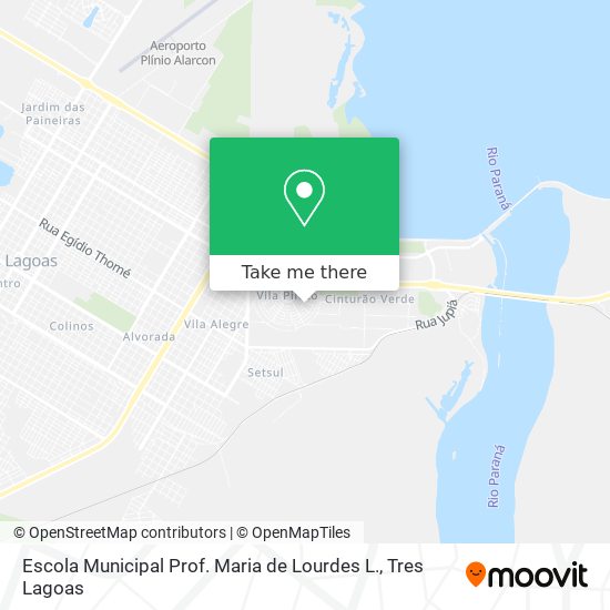 Escola Municipal Prof. Maria de Lourdes L. map