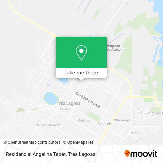 Residencial Angelina Tebet map